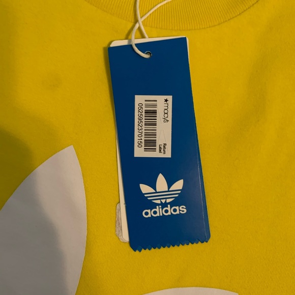 Adidas yellow tree foil tee - Picture 5 of 7